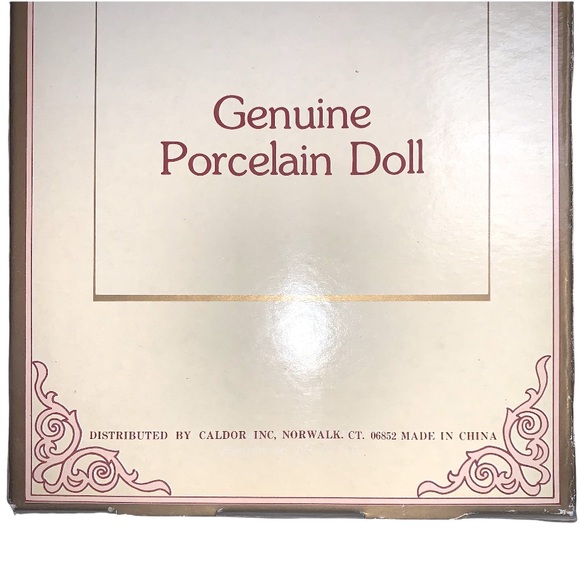 Vintage Genuine Porcelain Girl Doll Special Edition Classical Symphony Collector - Picture 8 of 12